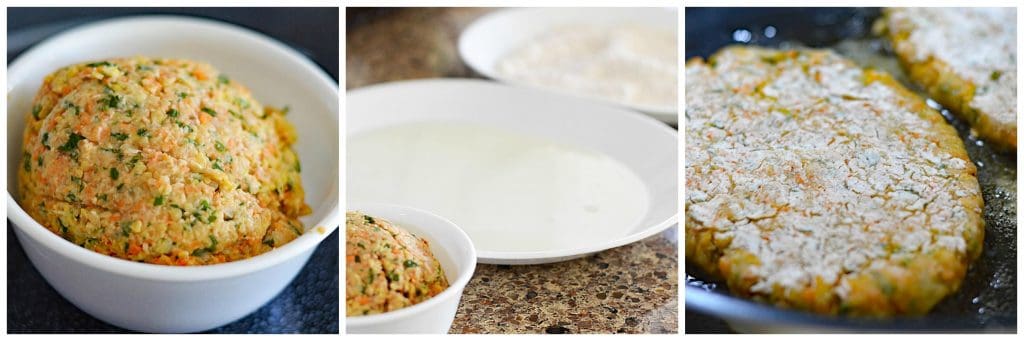 Vegan Chickpea Fried Steak