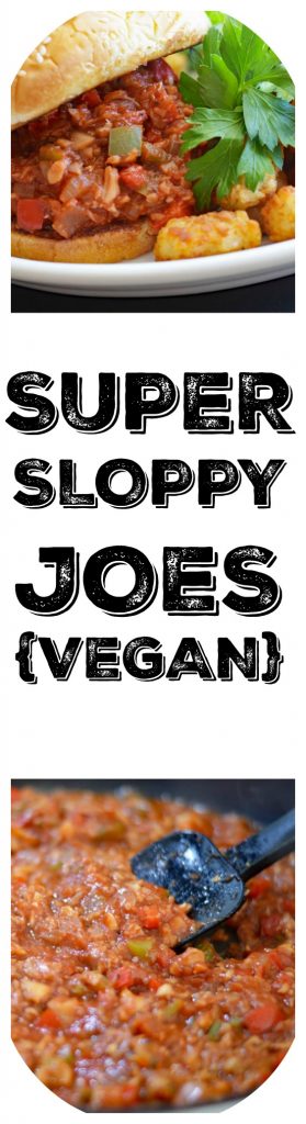 Super Sloppy Joes {Vegan}