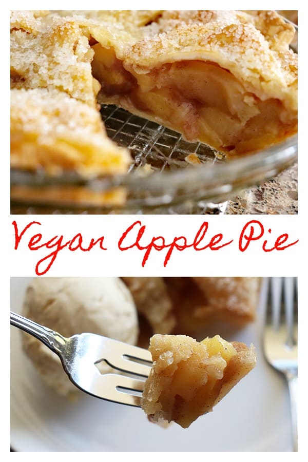 Pinterest Image for Vegan Apple Pie 