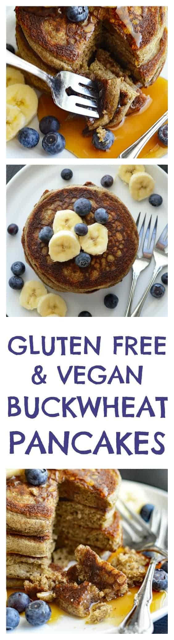 Gluten Free Vegan Buckwheat Pancakes
