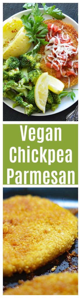 Vegan Chickpea Parmesan