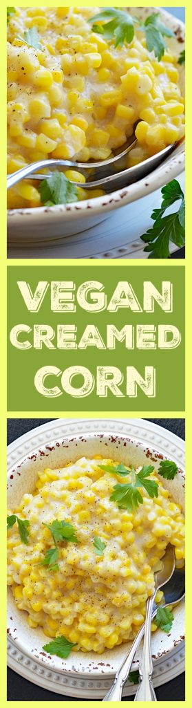 Easy Vegan Creamed Corn