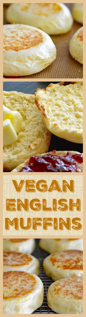 Homemade English Muffins {Vegan}