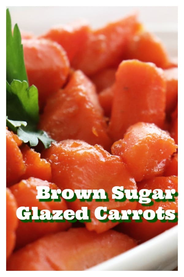 Pinterest Image for Easy Glazed Carrots