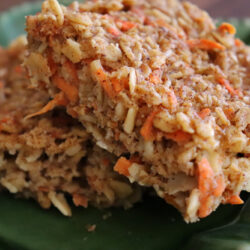 Vegan Baked Carrot Cake Oatmeal Hero Shot