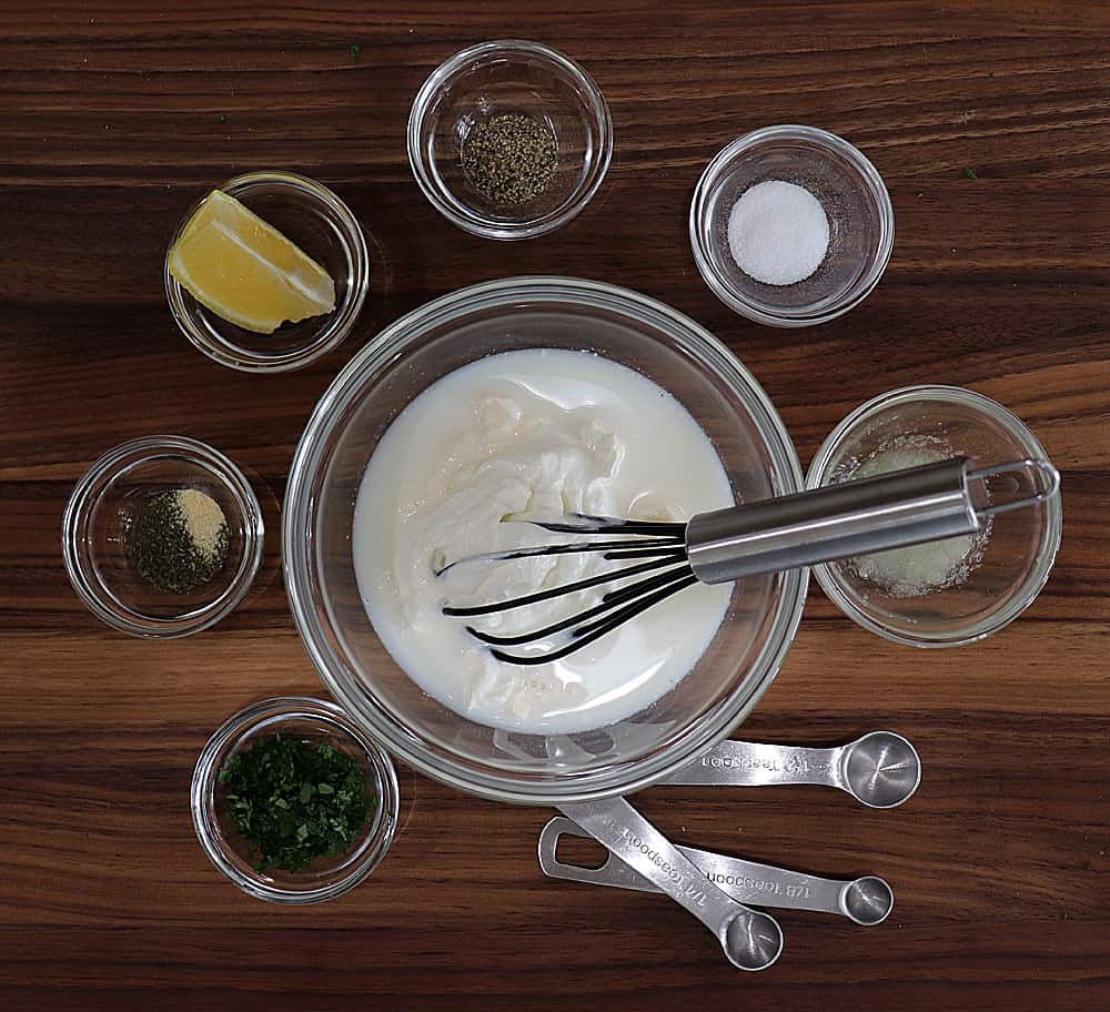 Seasonings for ranch dip