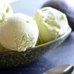 Overhead shot of Vegan Avocado Ice Cream Recipe