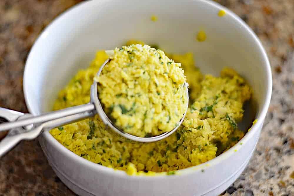 Golden Turmeric Air Fryer Falafel