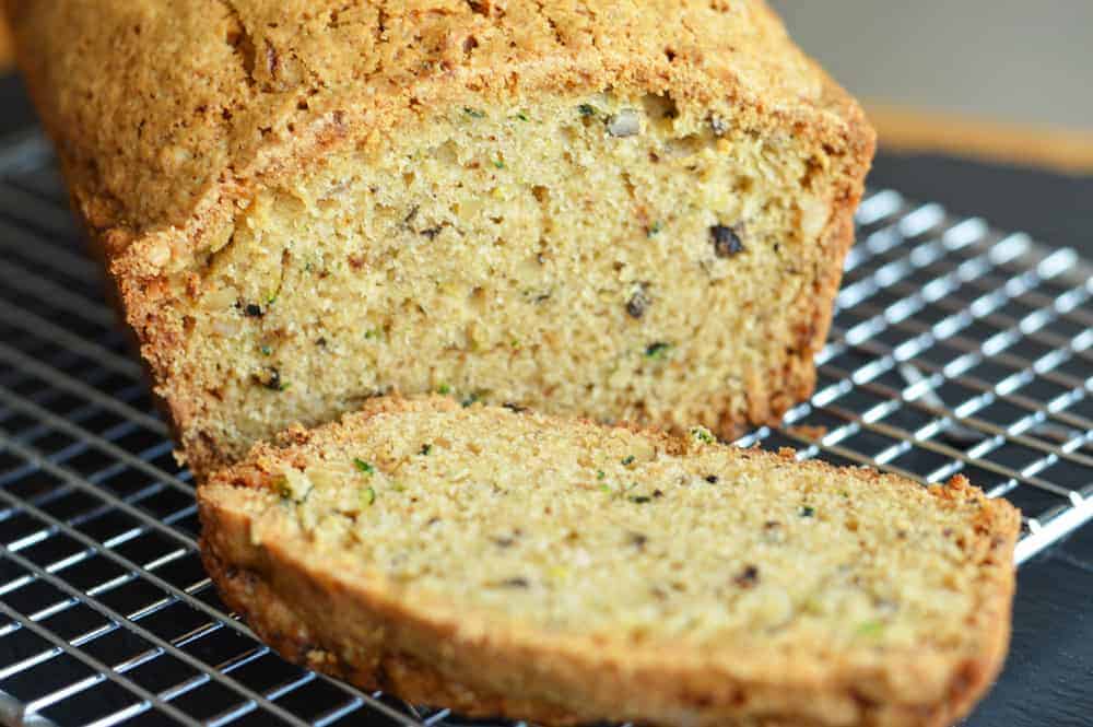 Sliced Zucchini Bread