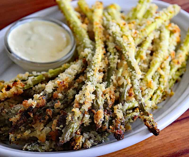 Panko Roasted Asparagus Hero Shot