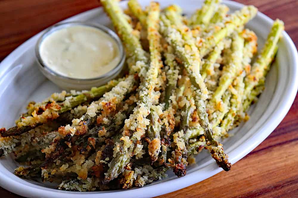 Panko Roasted Asparagus Hero Shot