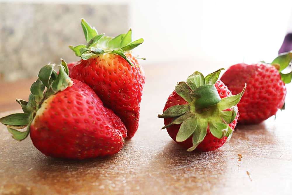 Close up of strawberries
