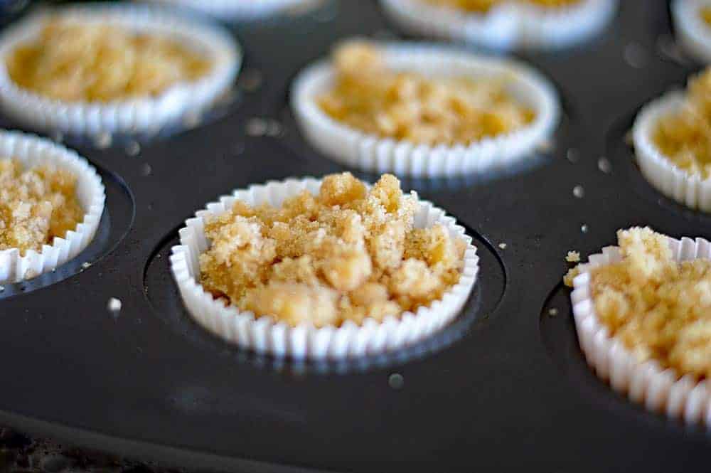 Vegan Blueberry Lemon Streusel Muffins with Blueberry Butter