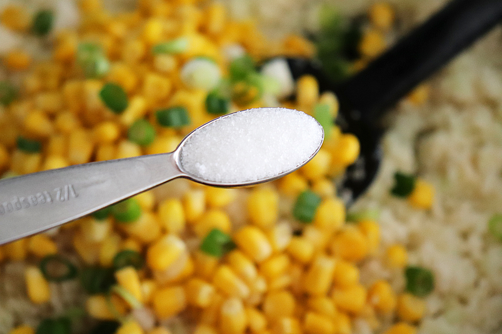 Adding sugar
