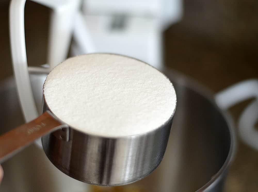 Sugar for Zucchini Bread Recipe