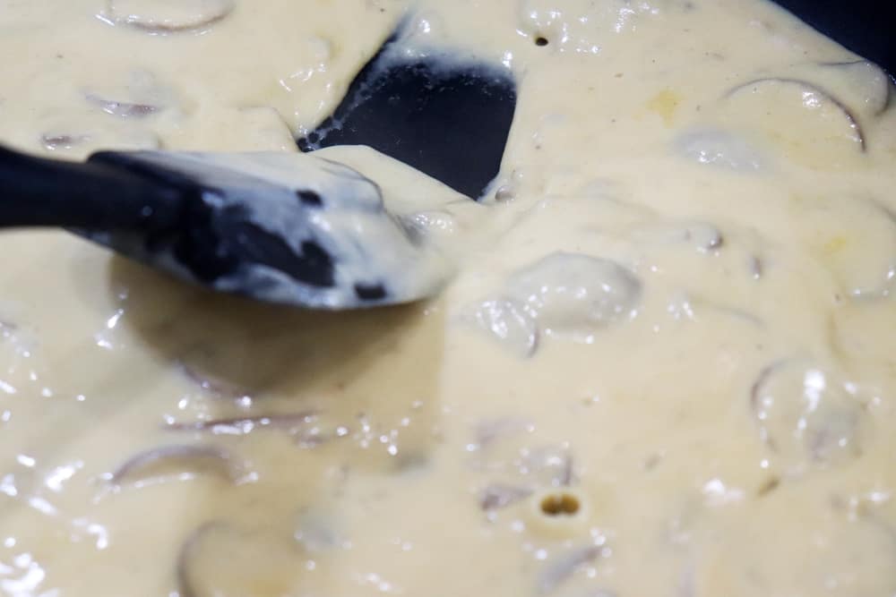 thickening the sauce