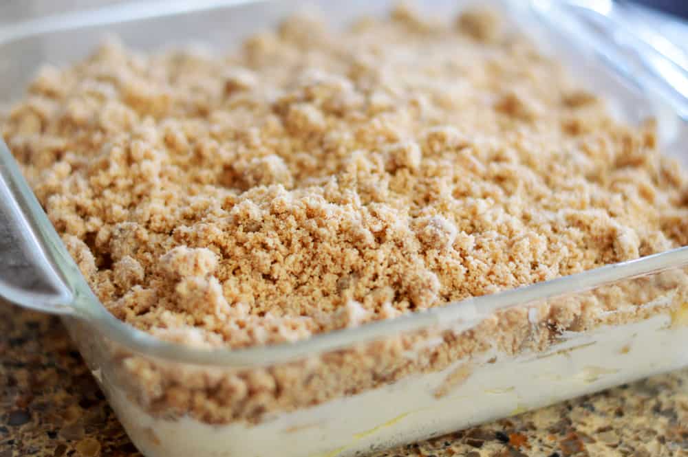 Add the crumble topping