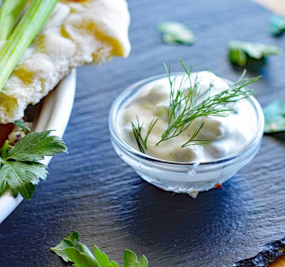 Creamy Vegan Tzatziki Sauce Recipe