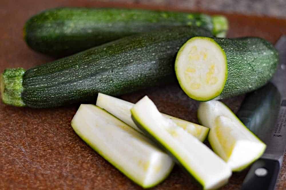 Zucchini for Zucchini Bread Recipe