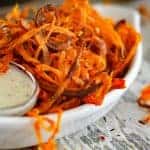 Spiralized Sweet Potato Fries