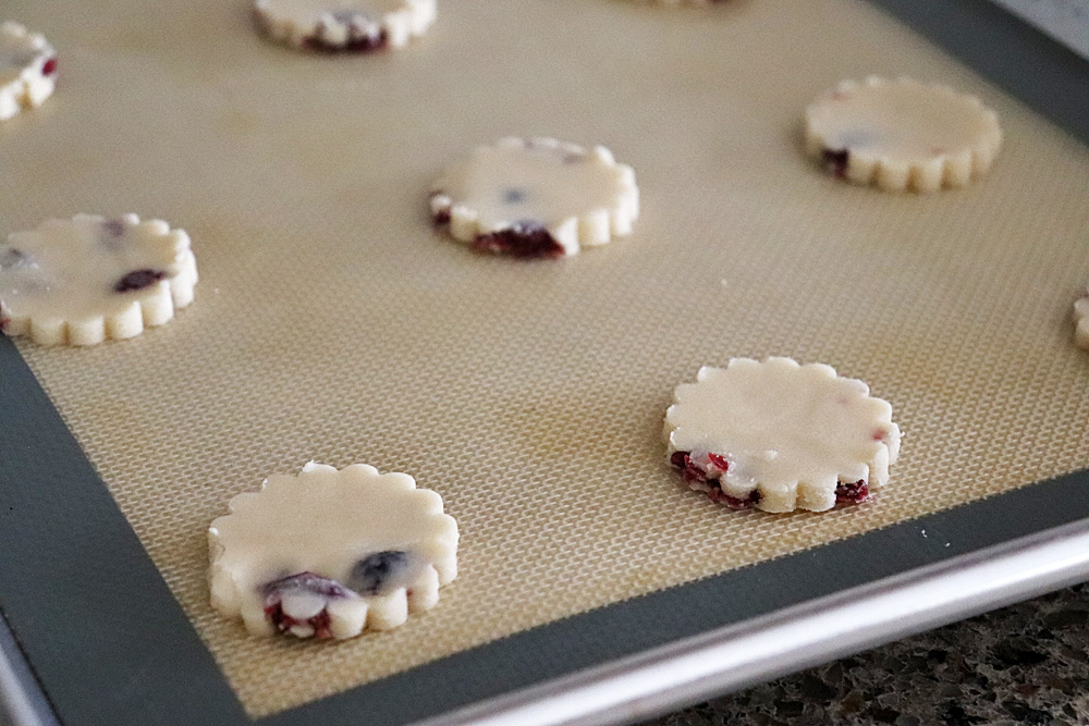 Space evenly on sheet pan