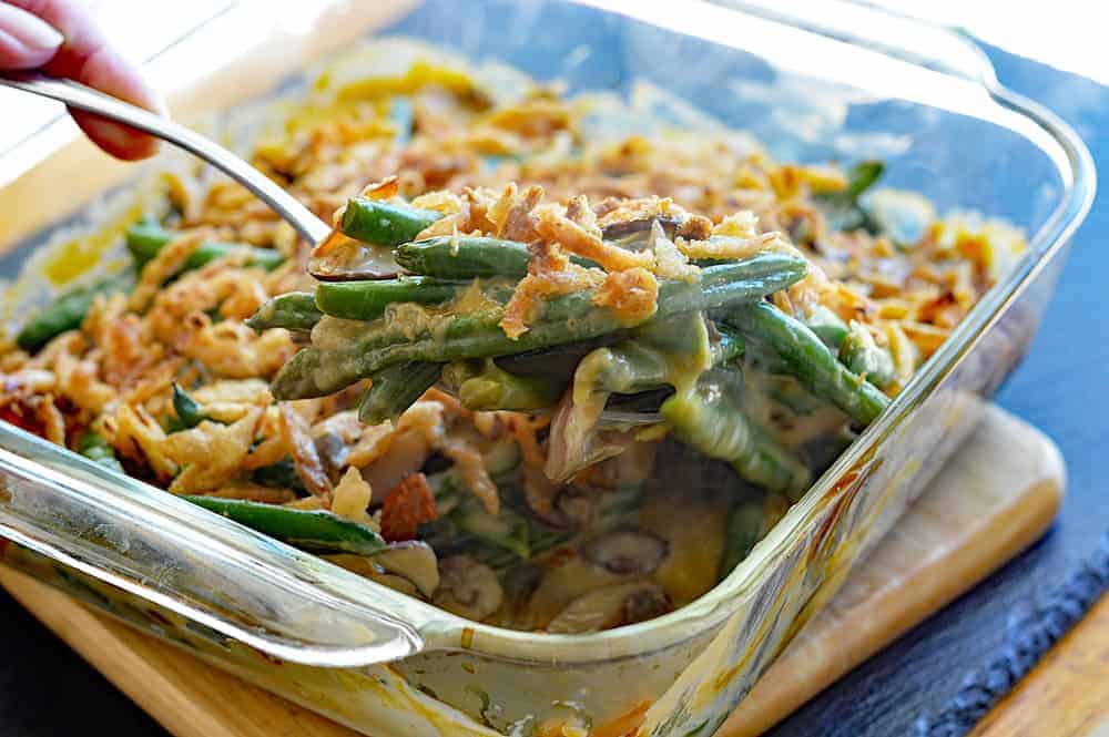 Easy Vegan Green Bean Casserole