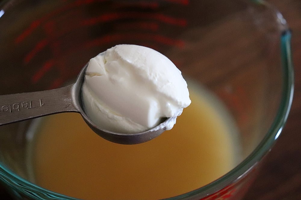 Adding vegan sour cream