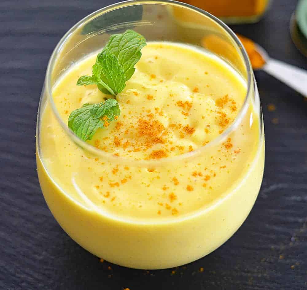Vegan Turmeric Mango Smoothie